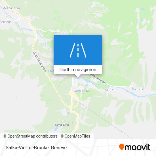Salka-Viertel-Brücke Karte