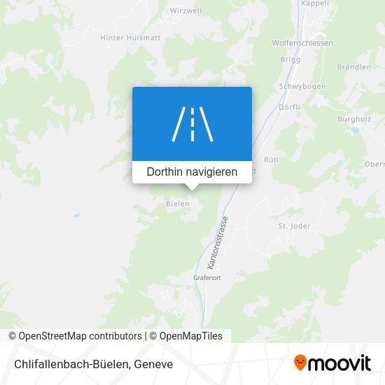 Chlifallenbach-Büelen Karte