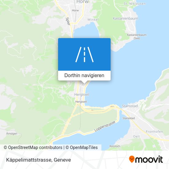 Käppelimattstrasse Karte