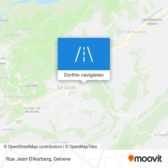 Rue Jean-D'Aarberg Karte