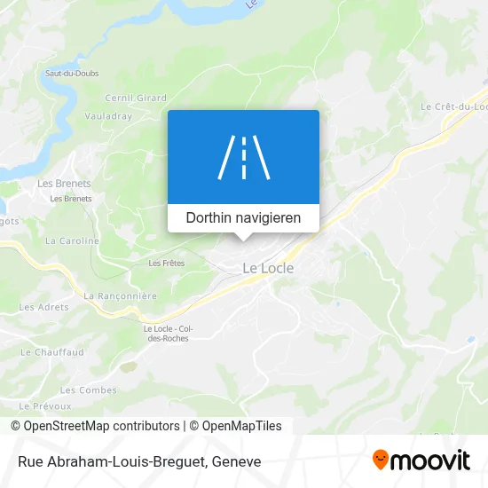 Rue Abraham-Louis-Breguet Karte
