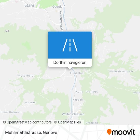 Mühlimattlistrasse Karte
