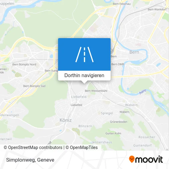 Simplonweg Karte