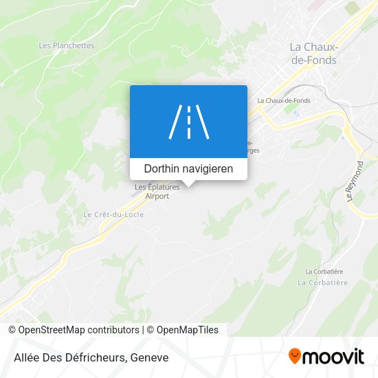 Allée Des Défricheurs Karte