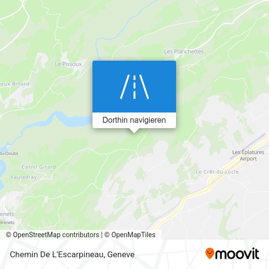 Chemin De L'Escarpineau Karte