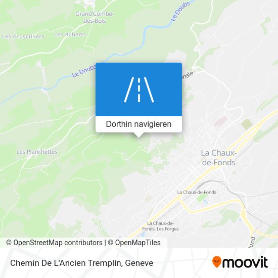 Chemin De L'Ancien Tremplin Karte