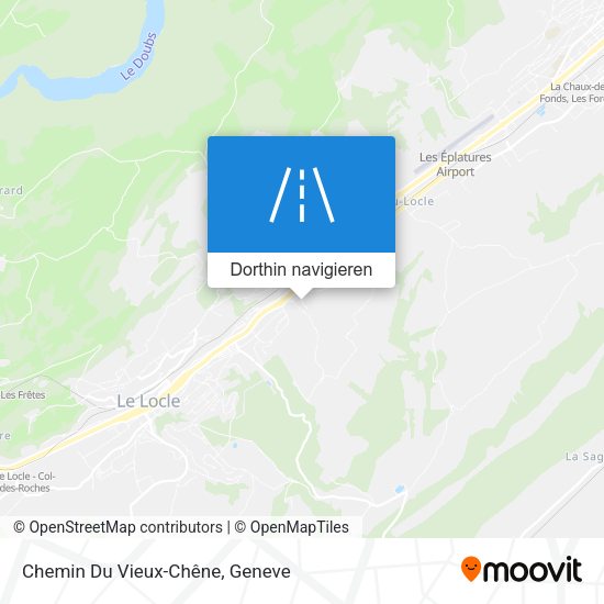 Chemin Du Vieux-Chêne Karte