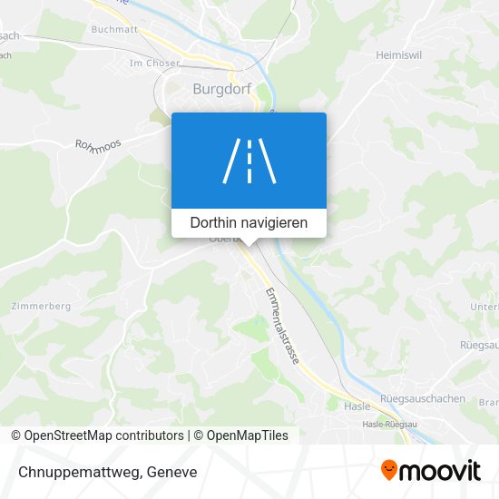 Chnuppemattweg Karte