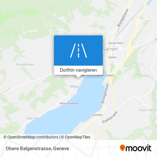 Obere Balgenstrasse Karte