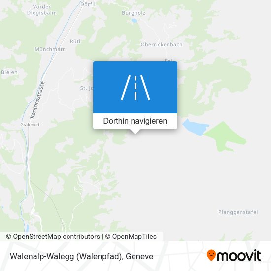 Walenalp-Walegg (Walenpfad) Karte