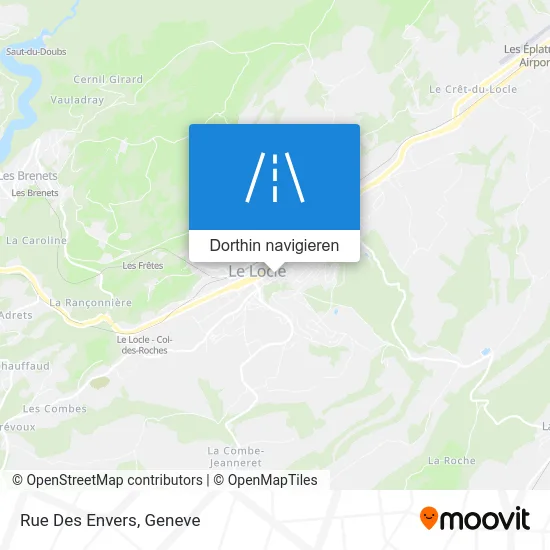 Rue Des Envers Karte