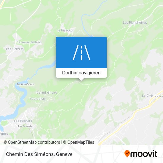 Chemin Des Siméons Karte