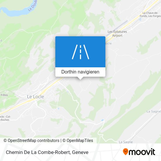 Chemin De La Combe-Robert Karte