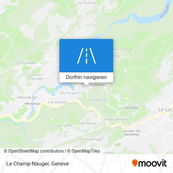 Le Champ-Nauger Karte