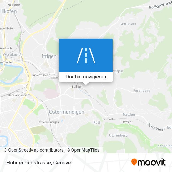 Hühnerbühlstrasse Karte
