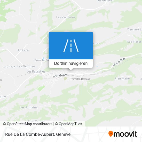 Rue De La Combe-Aubert Karte
