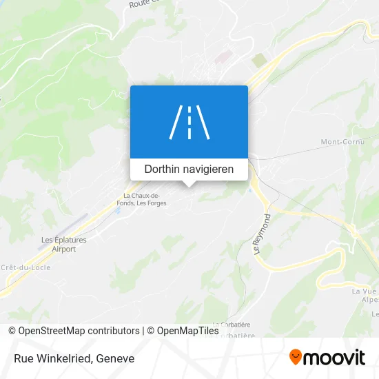 Rue Winkelried Karte