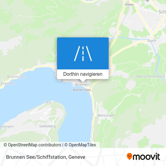 Brunnen See/Schiffstation Karte