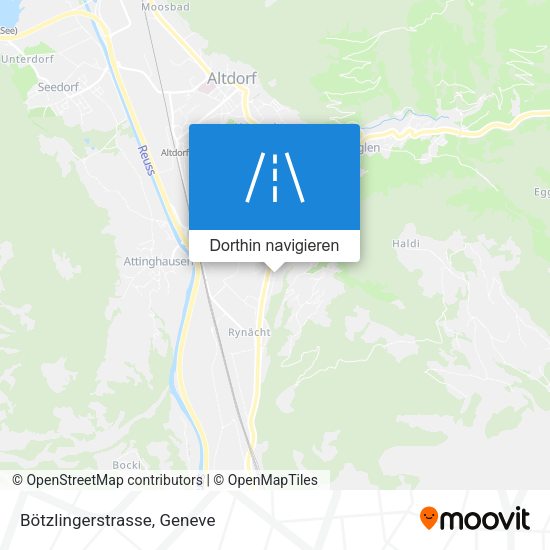 Bötzlingerstrasse Karte