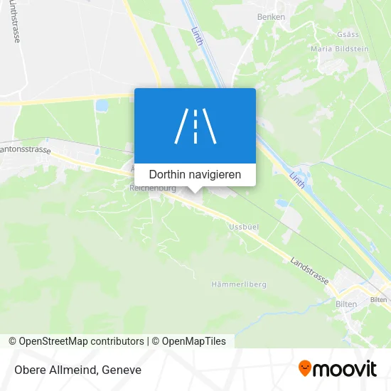 Obere Allmeind Karte