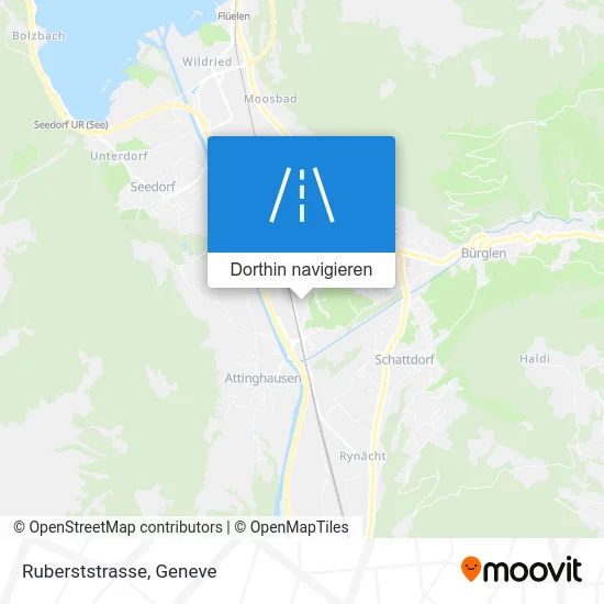 Ruberststrasse Karte