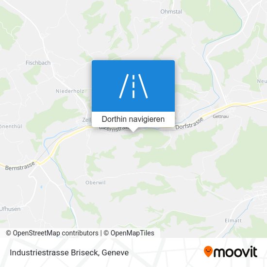 Industriestrasse Briseck Karte