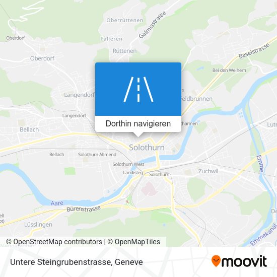 Untere Steingrubenstrasse Karte