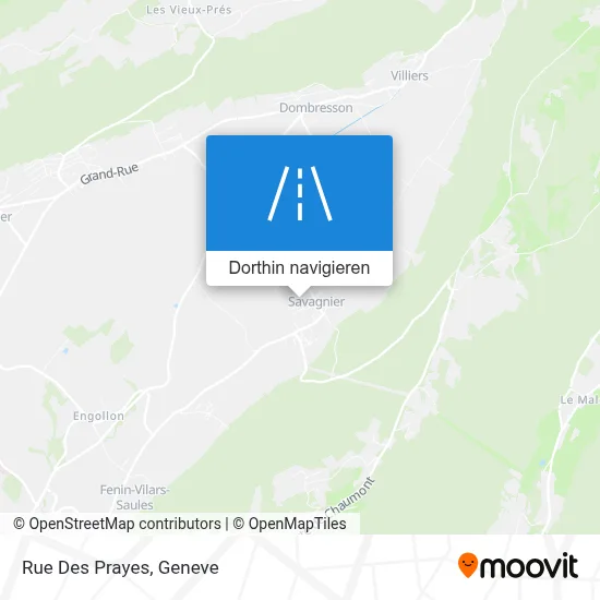 Rue Des Prayes Karte