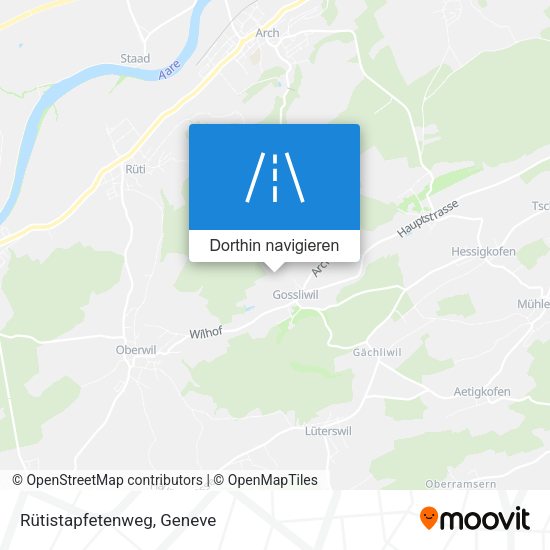 Rütistapfetenweg Karte