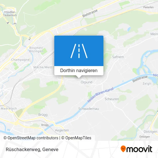 Rüschackerweg Karte