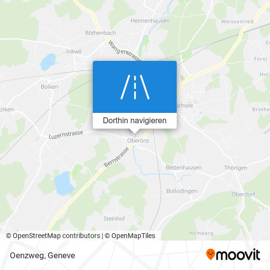 Oenzweg Karte