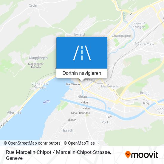 Rue Marcelin-Chipot / Marcelin-Chipot-Strasse Karte