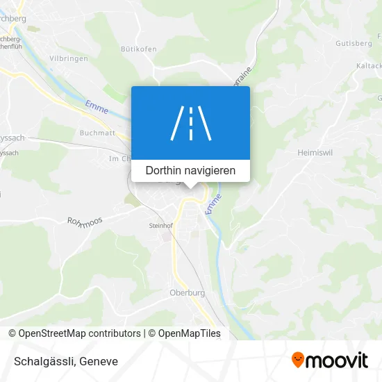 Schalgässli Karte