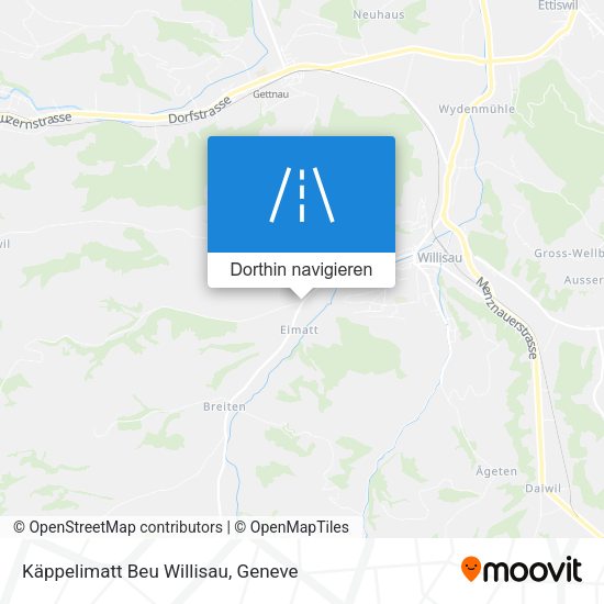 Käppelimatt Beu Willisau Karte