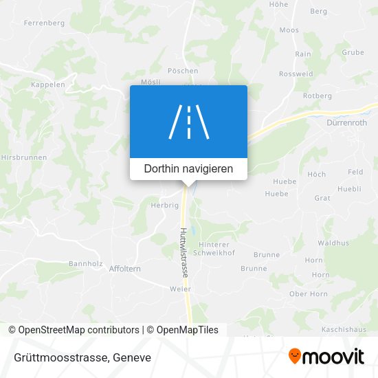 Grüttmoosstrasse Karte