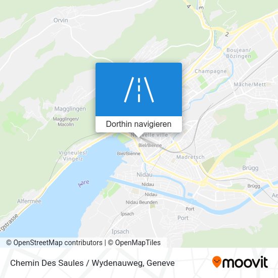 Chemin Des Saules / Wydenauweg Karte