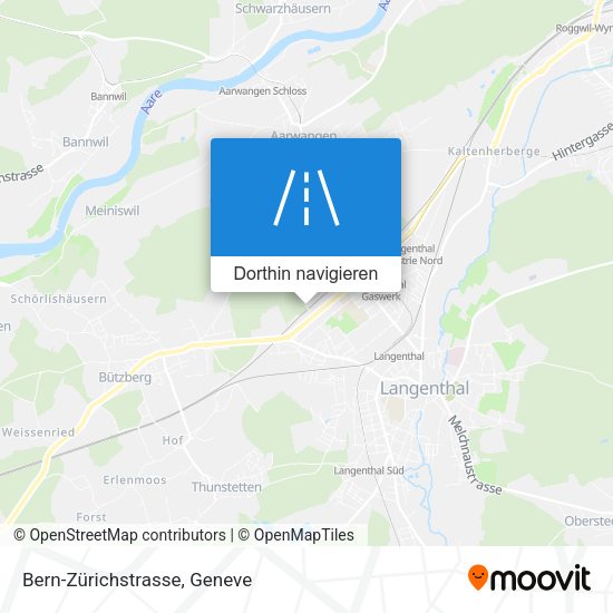 Bern-Zürichstrasse Karte