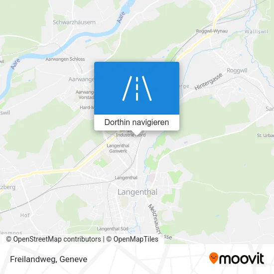 Freilandweg Karte