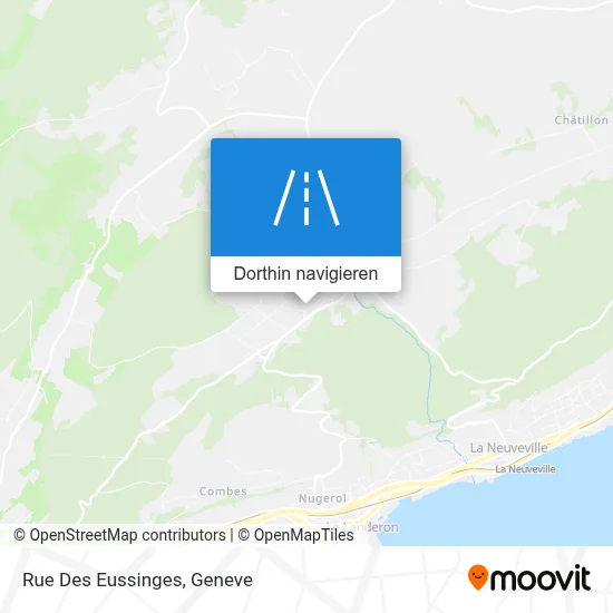 Rue Des Eussinges Karte