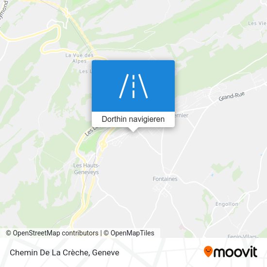 Chemin De La Crèche Karte