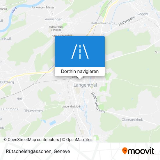 Rütschelengässchen Karte