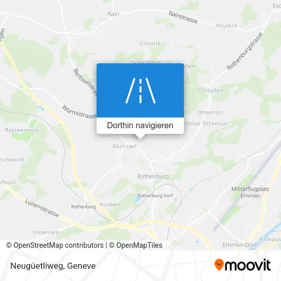 Neugüetliweg Karte