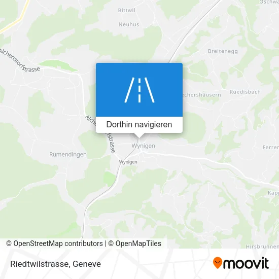 Riedtwilstrasse Karte