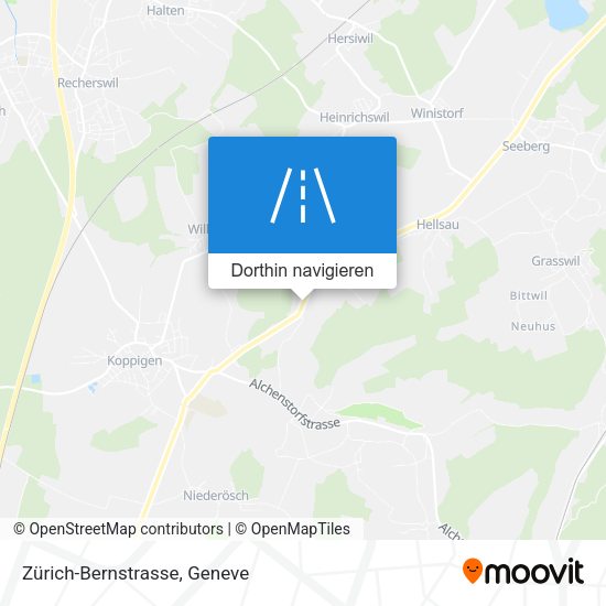 Zürich-Bernstrasse Karte
