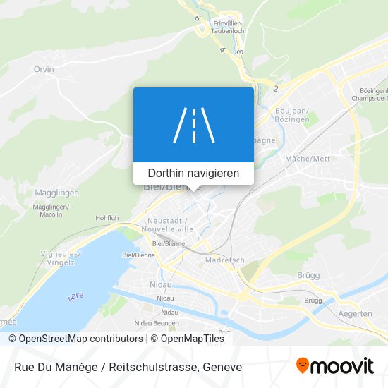 Rue Du Manège / Reitschulstrasse Karte