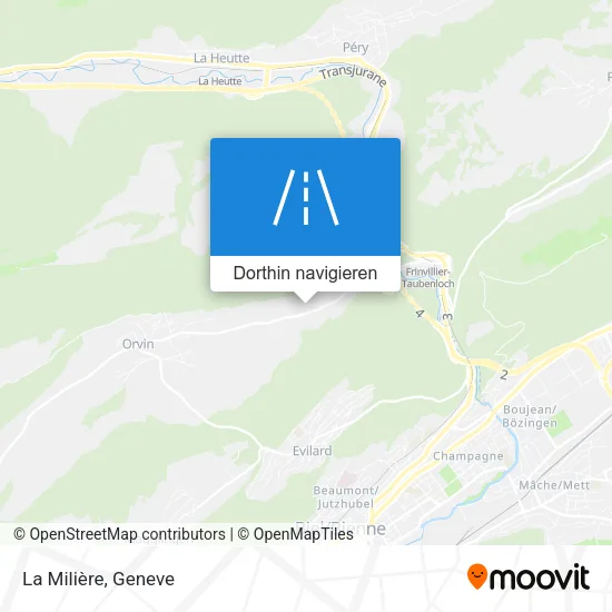 La Milière Karte