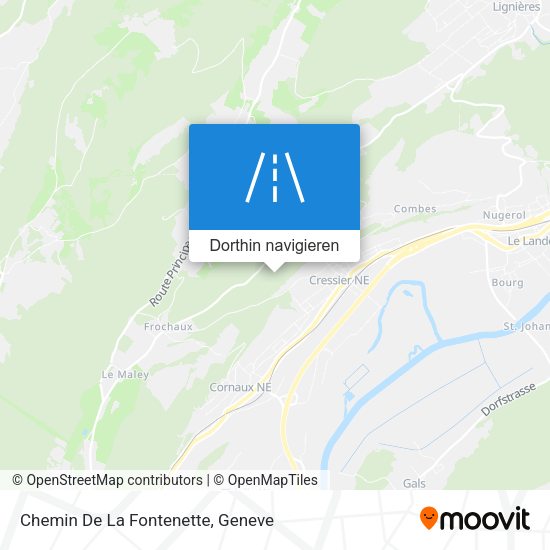 Chemin De La Fontenette Karte