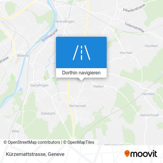 Kürzemattstrasse Karte