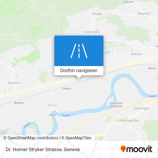 Dr. Homer Stryker Strasse Karte