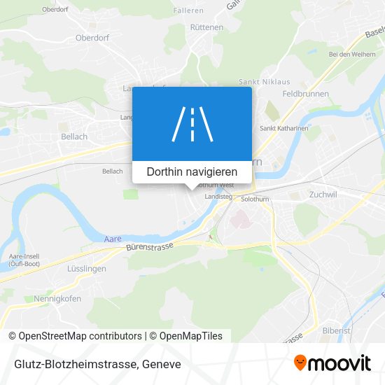 Glutz-Blotzheimstrasse Karte